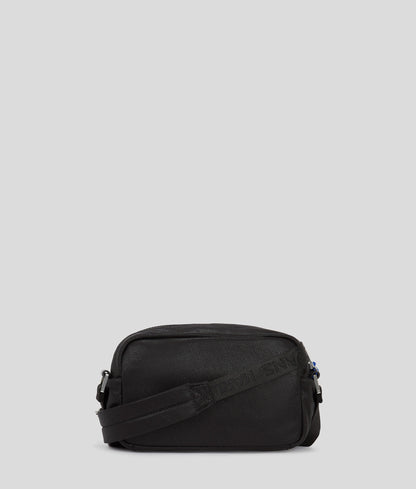Utility Coated Denim Camera Bag Coated Black Denim Coated Black Denim