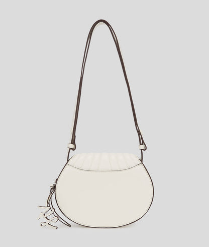 KarlLagerfeld Kwellen Saddle Bag Off White