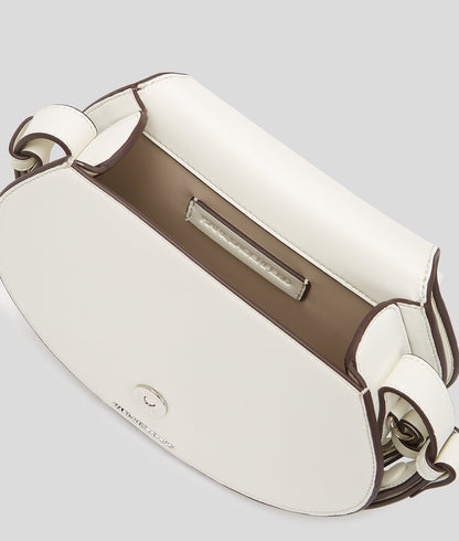 KarlLagerfeld Kwellen Saddle Bag Off White