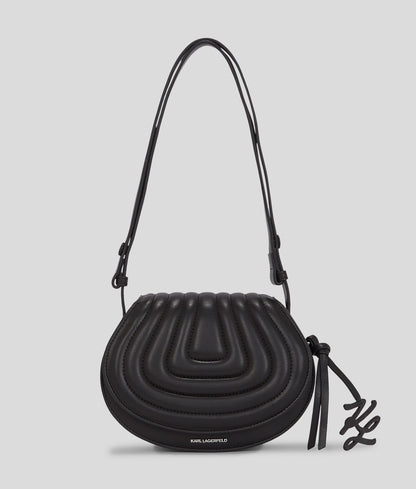 KarlLagerfeld Kwellen Saddle Bag Black