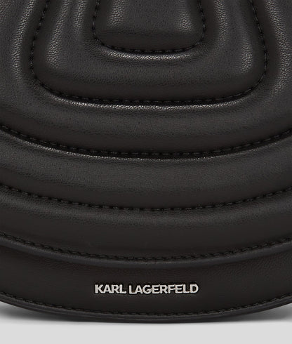 KarlLagerfeld Kwellen Saddle Bag Black