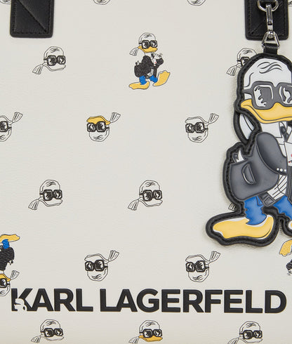 KarlLagerfeld Disney X Kl Print Tote Bag Cannoli Cream-Black