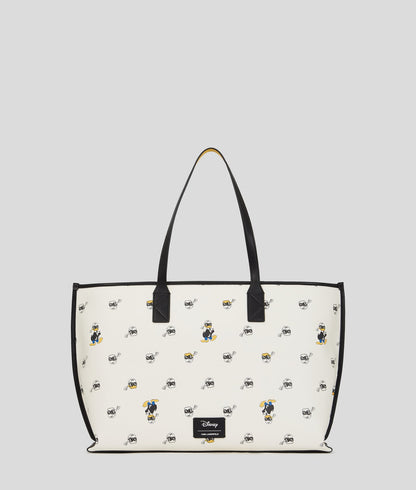 KarlLagerfeld Disney X Kl Print Tote Bag Cannoli Cream-Black