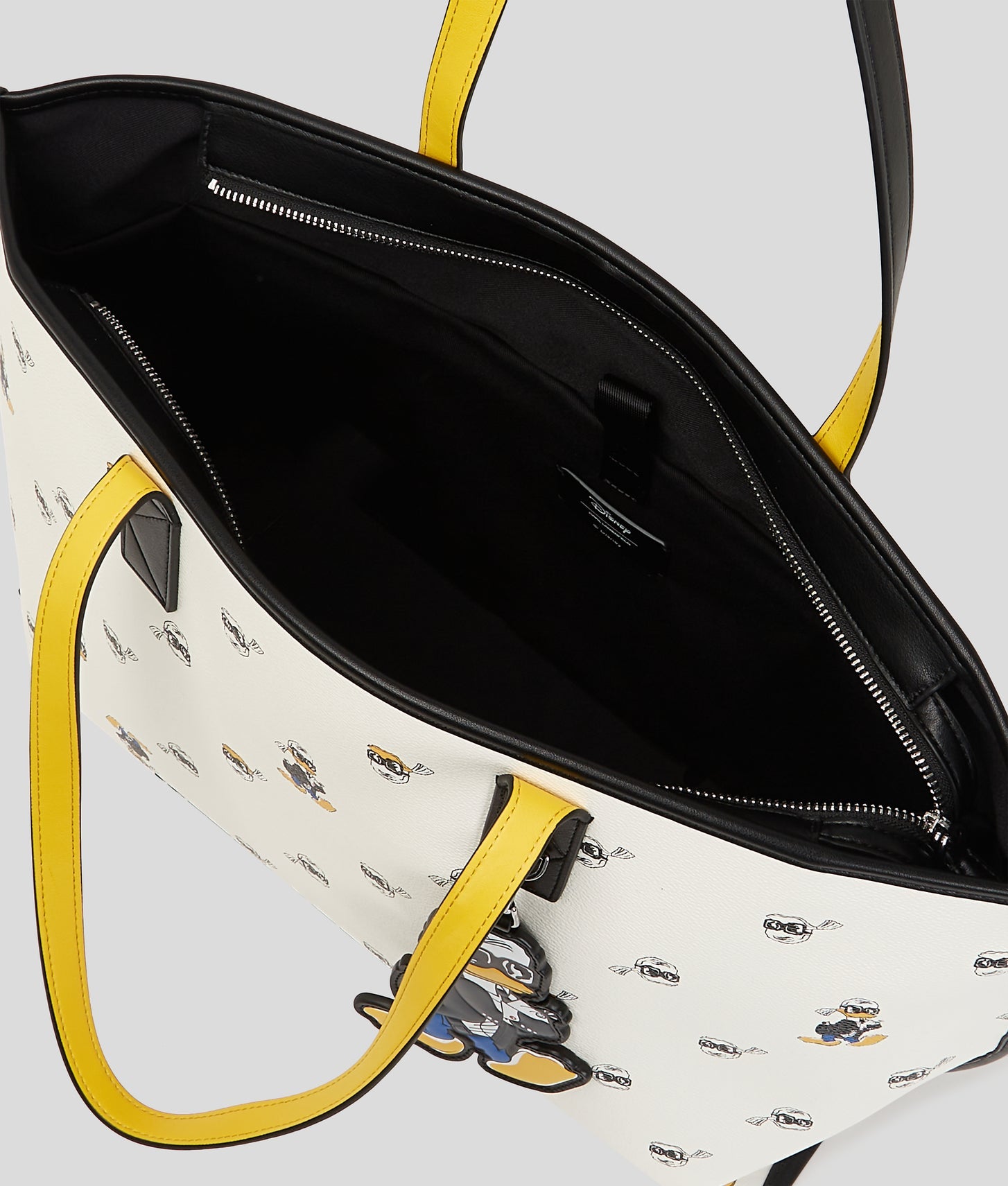 KarlLagerfeld Disney X Kl Print Tote Bag Cannoli Cream-Black