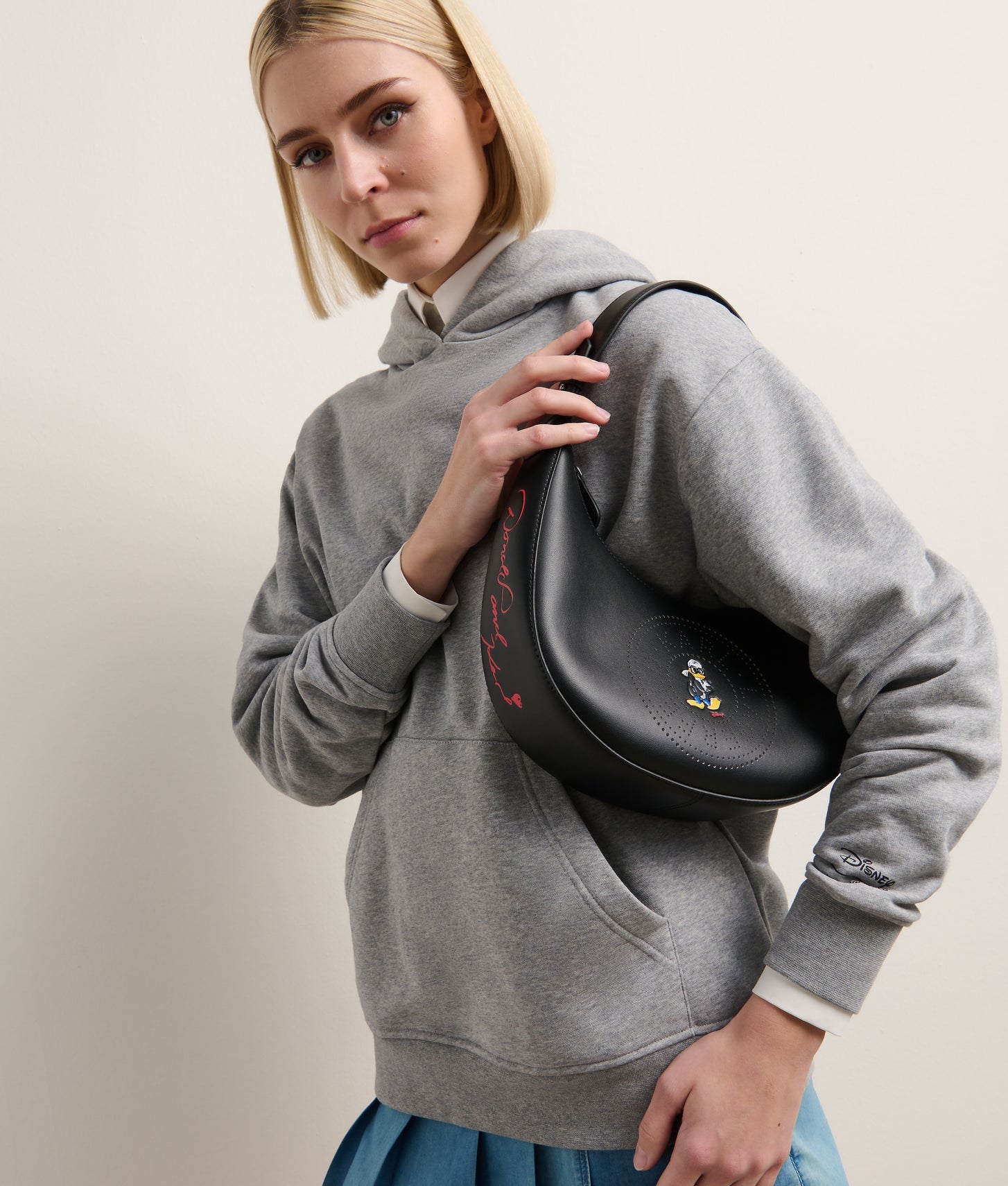 KarlLagerfeld Disney X Kl Moon Shoulder Bag Black