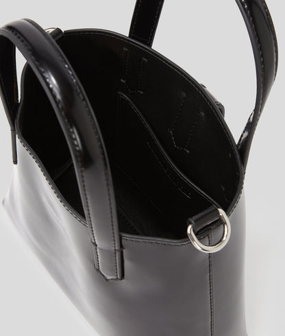 KarlLagerfeld Kautograph Padlock Mini Tote Bag Black