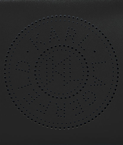 KarlLagerfeld Kcircle Perforated Crossbody Bag Black-Nickel