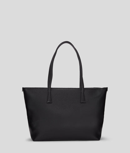 KarlLagerfeld Rue St-Guillaume Metal Tote Bag Black
