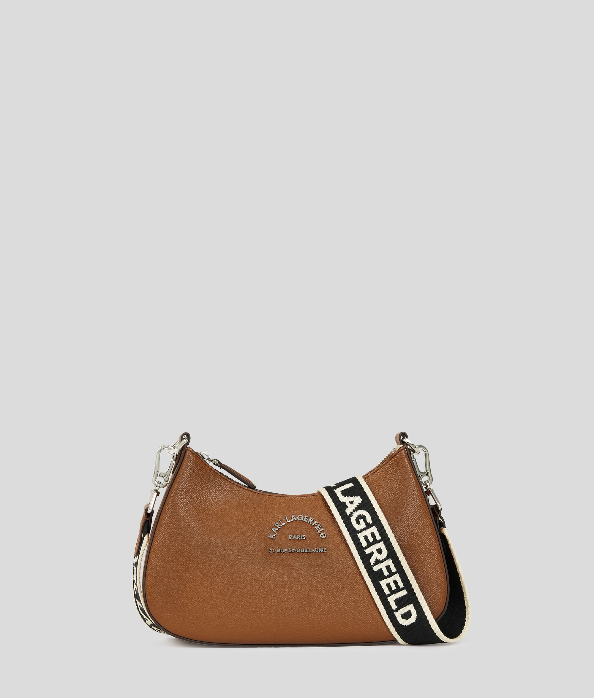 Rue St-Guillaume Metal Shoulder Bag Dark Tan Dark Tan