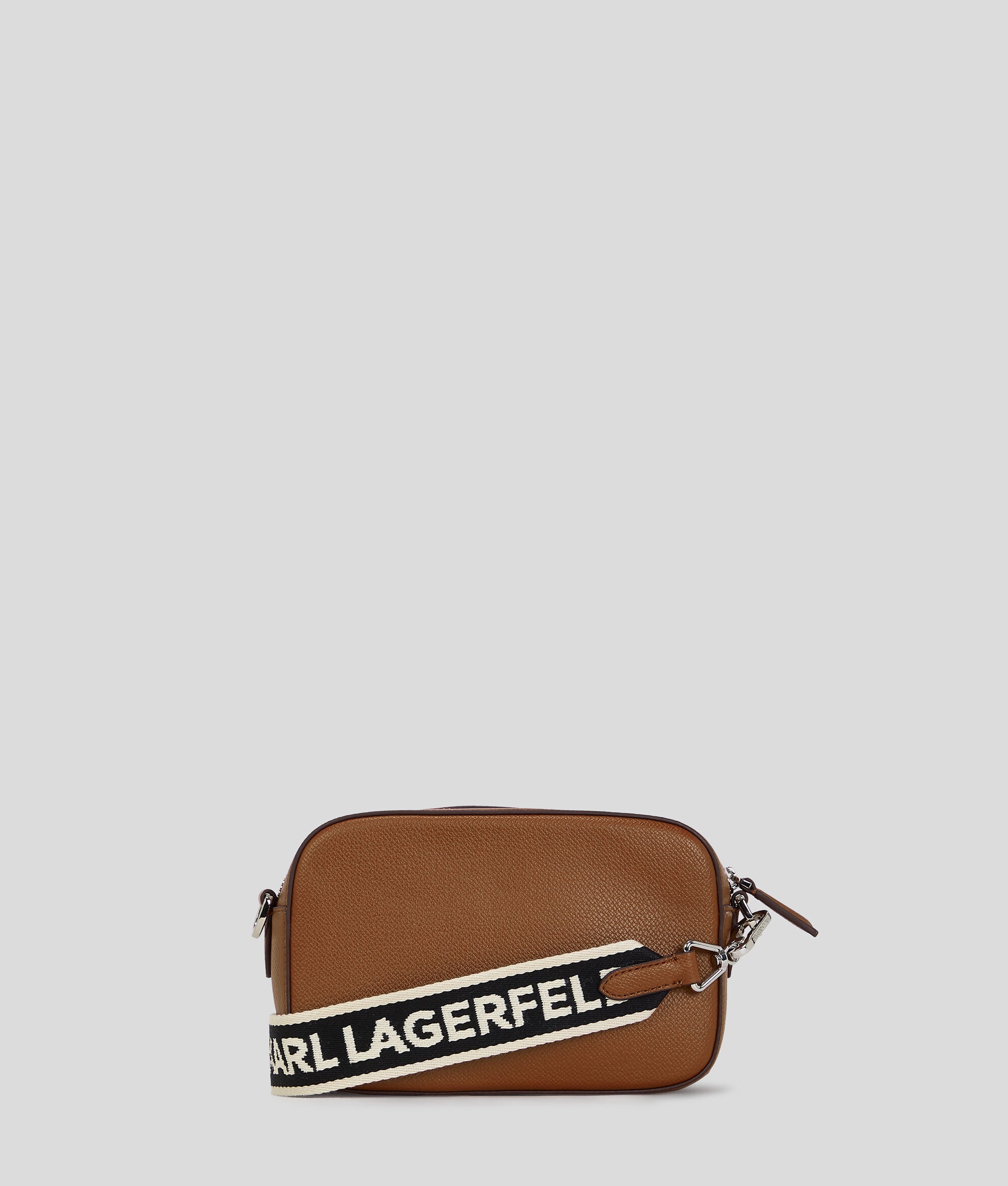 Rue St-Guillaume Metal Crossbody Bag Dark Tan Dark Tan
