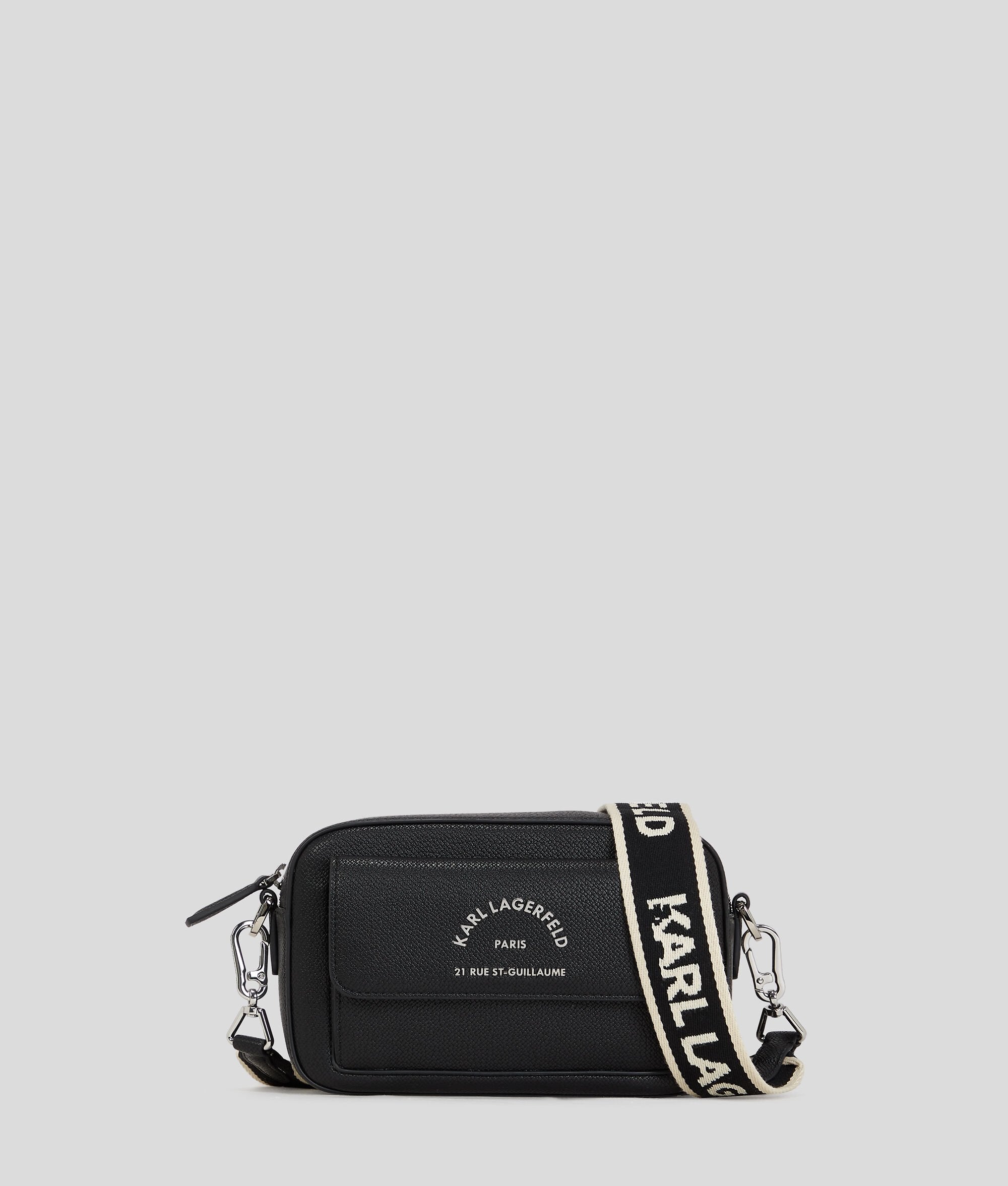 Rue St-Guillaume Metal Crossbody Bag Black Black