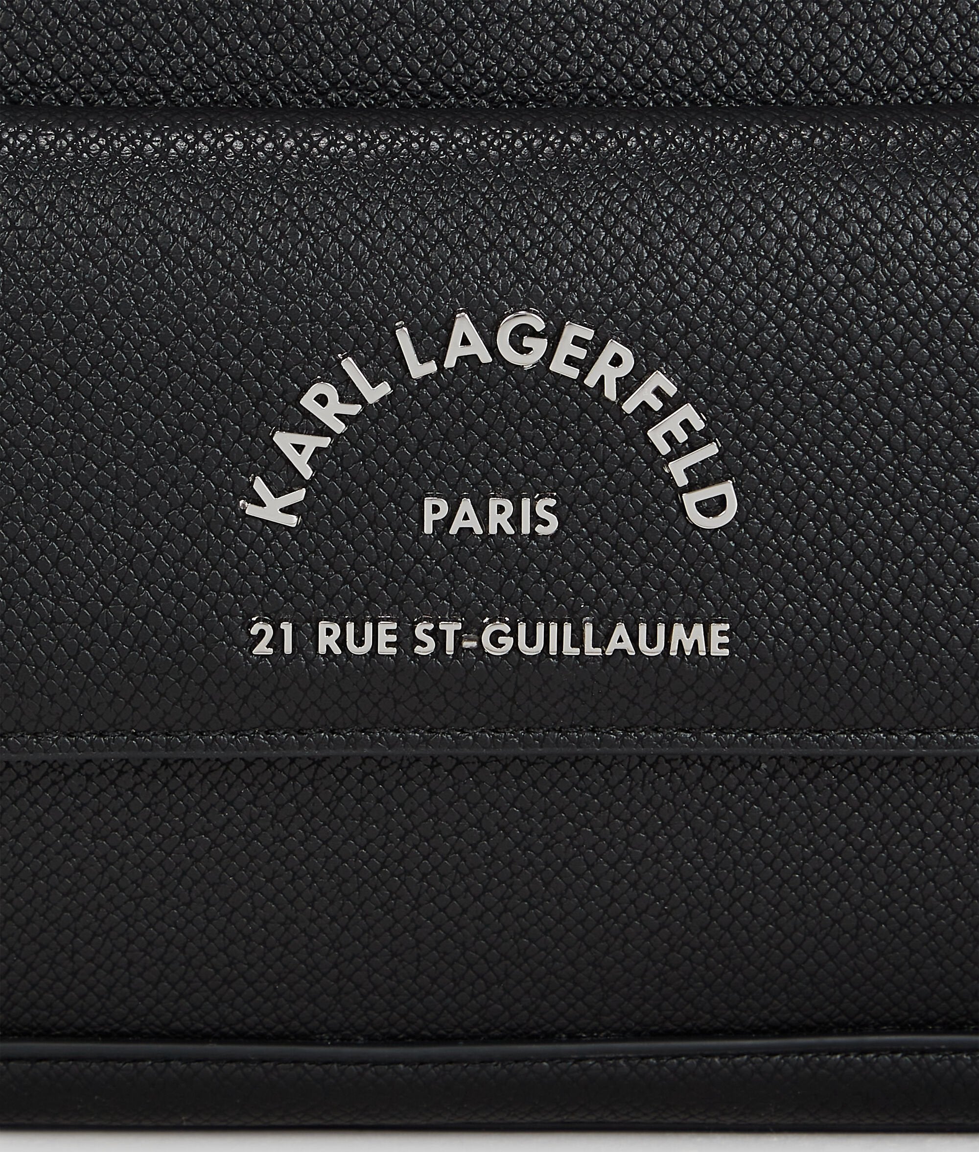 Rue St-Guillaume Metal Crossbody Bag Black Black