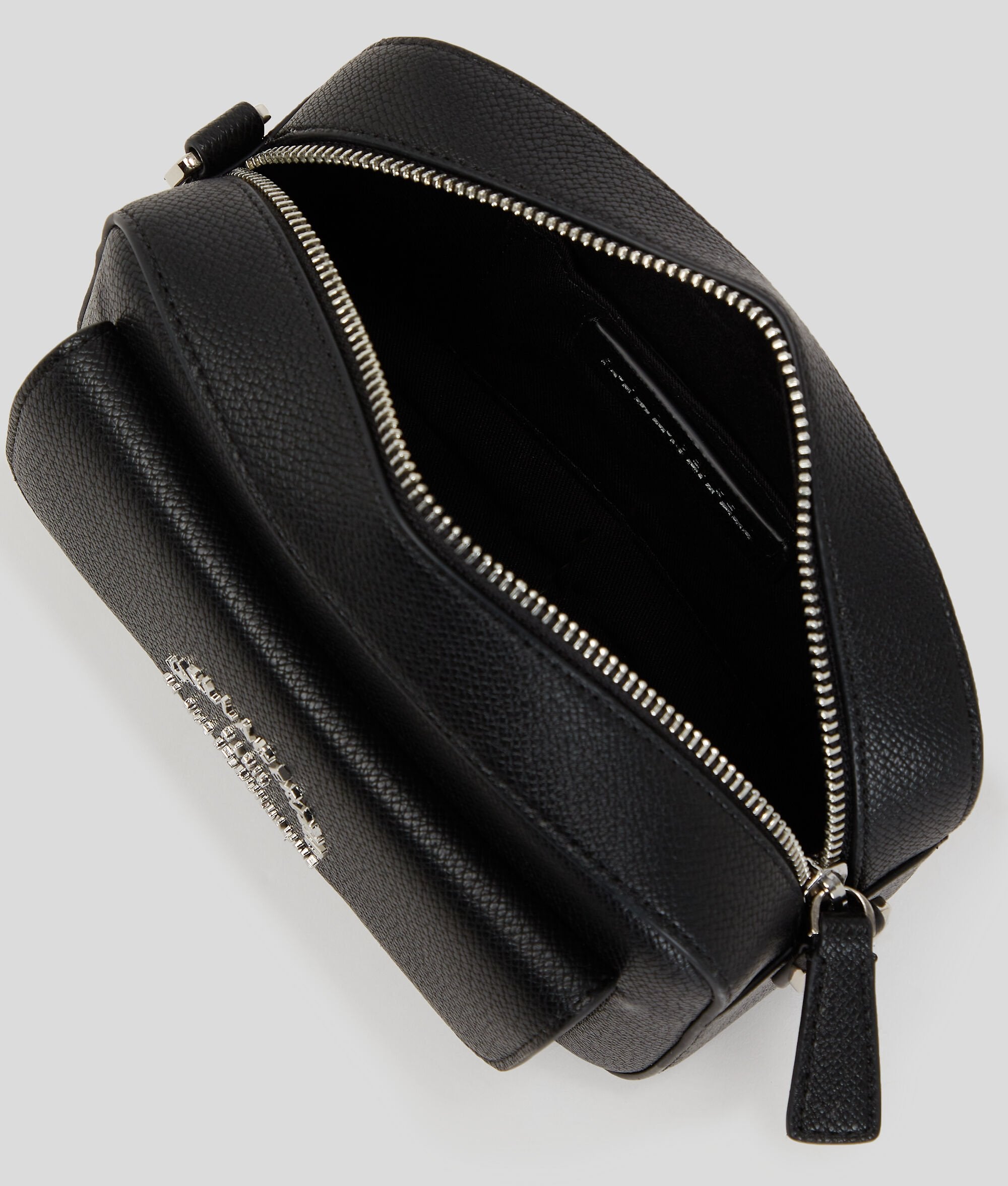 Rue St-Guillaume Metal Crossbody Bag Black Black