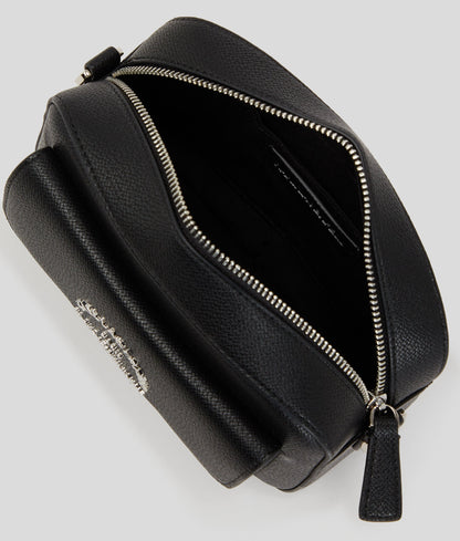 Rue St-Guillaume Metal Crossbody Bag Black Black