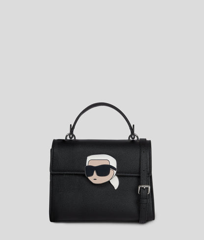 KarlLagerfeld Ikon Grainy Crossbody Bag Black