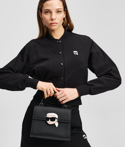 KarlLagerfeld Ikon Grainy Crossbody Bag Black