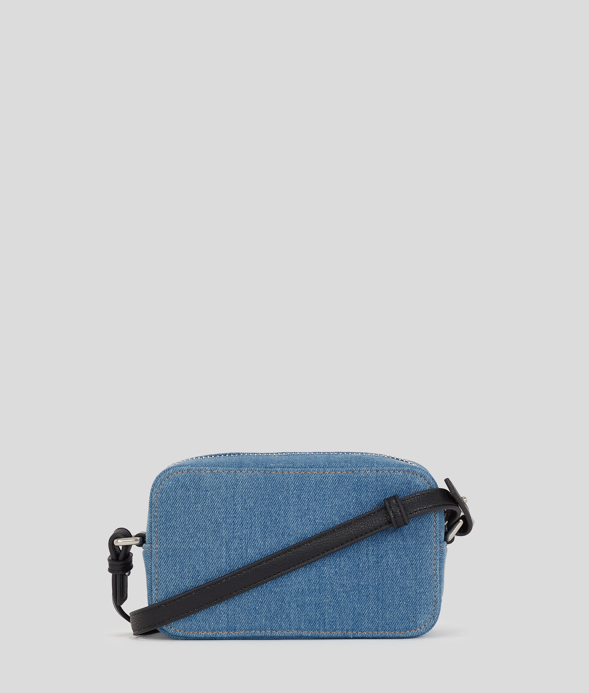 Metal Logo Denim Camera Bag Bright Blue Marble Bright Blue Marble