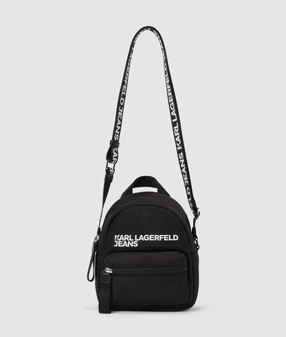 KarlLagerfeld Mini Crossbody Backpack Black