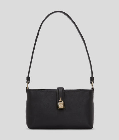 KarlLagerfeld Kautograph Padlock Shoulder Pouch Black/Gold