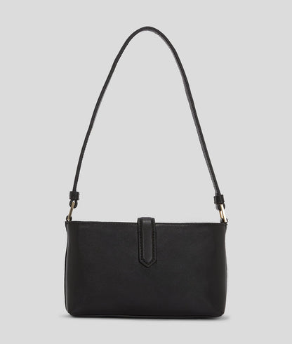 KarlLagerfeld Kautograph Padlock Shoulder Pouch Black/Gold