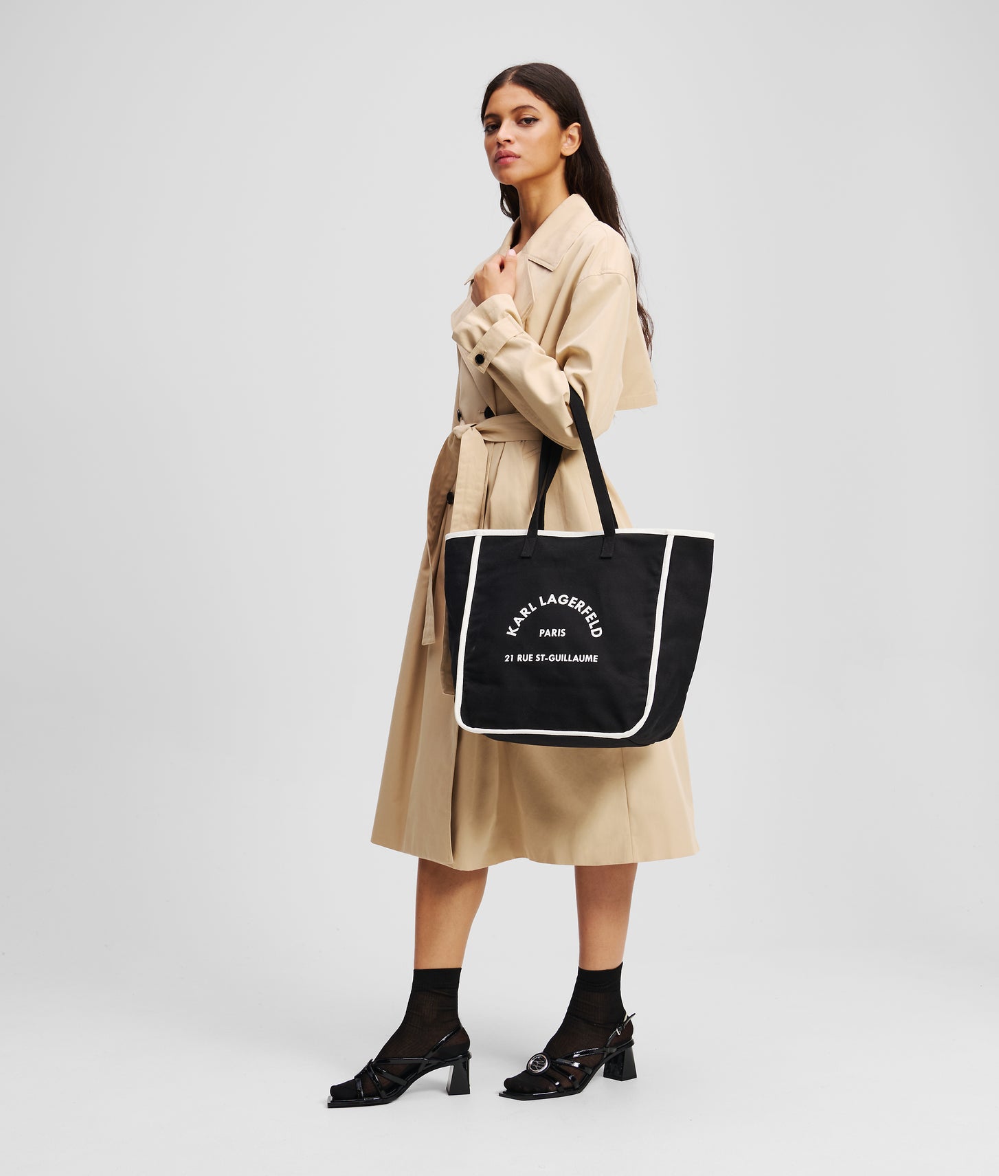 KarlLagerfeld Rue St-Guillaume Shopper Black