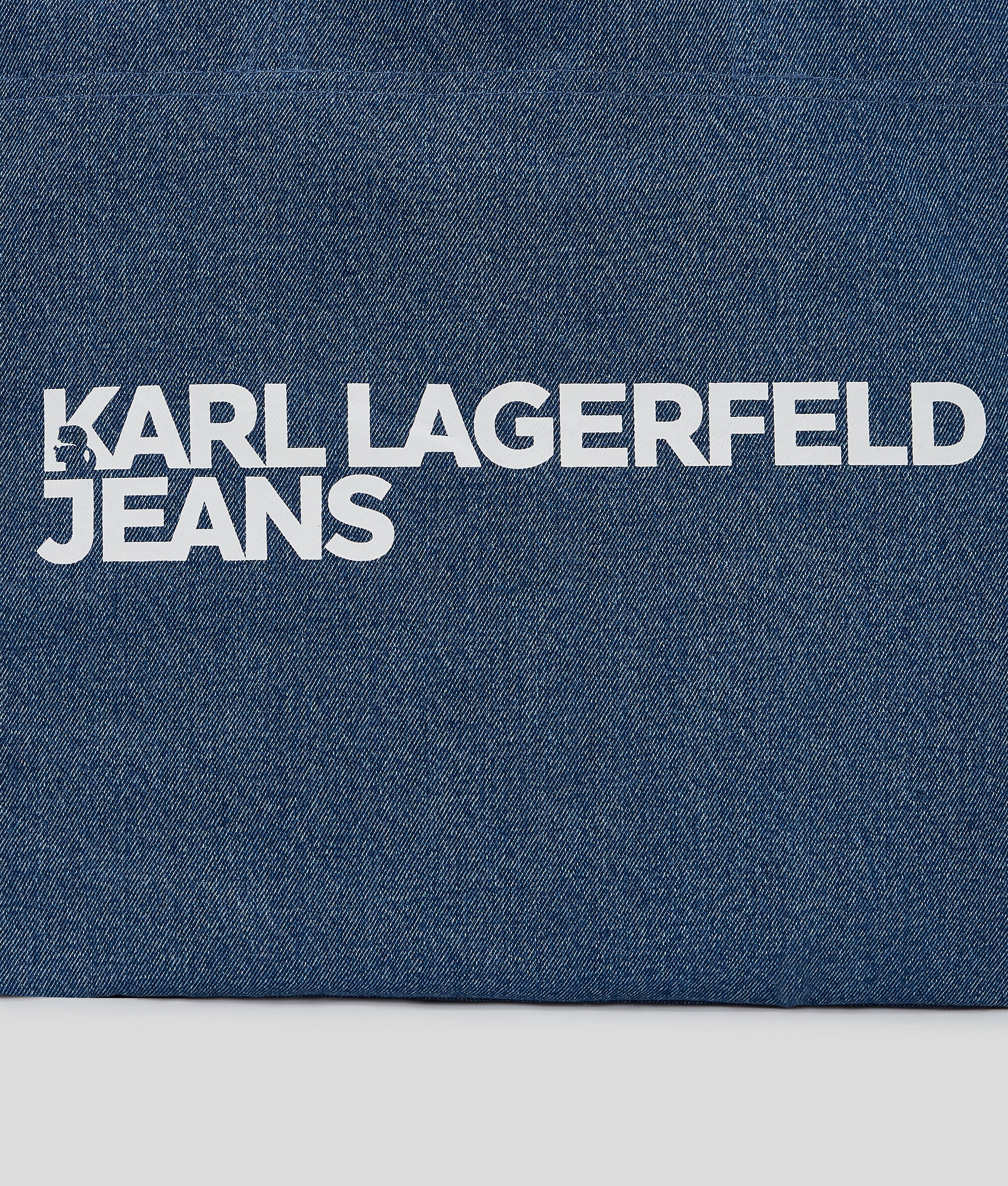 Logo Denim Shopper Washed Mid Blue Washed Mid Blue