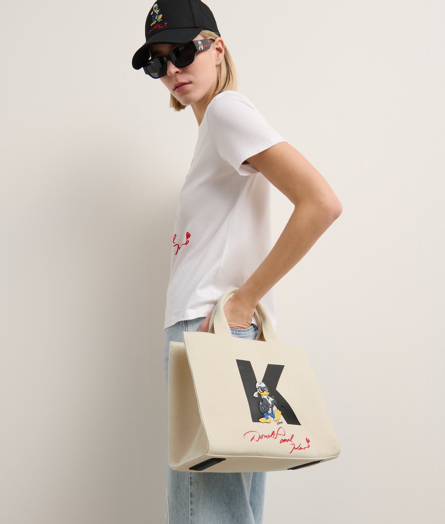 KarlLagerfeld Disney X Kl Medium Shopper Natural