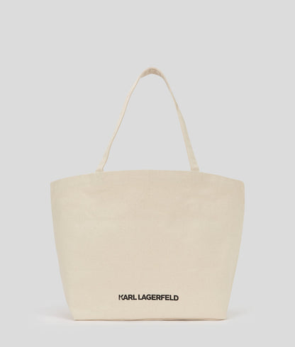 KarlLagerfeld Ksignature Shopper Natural