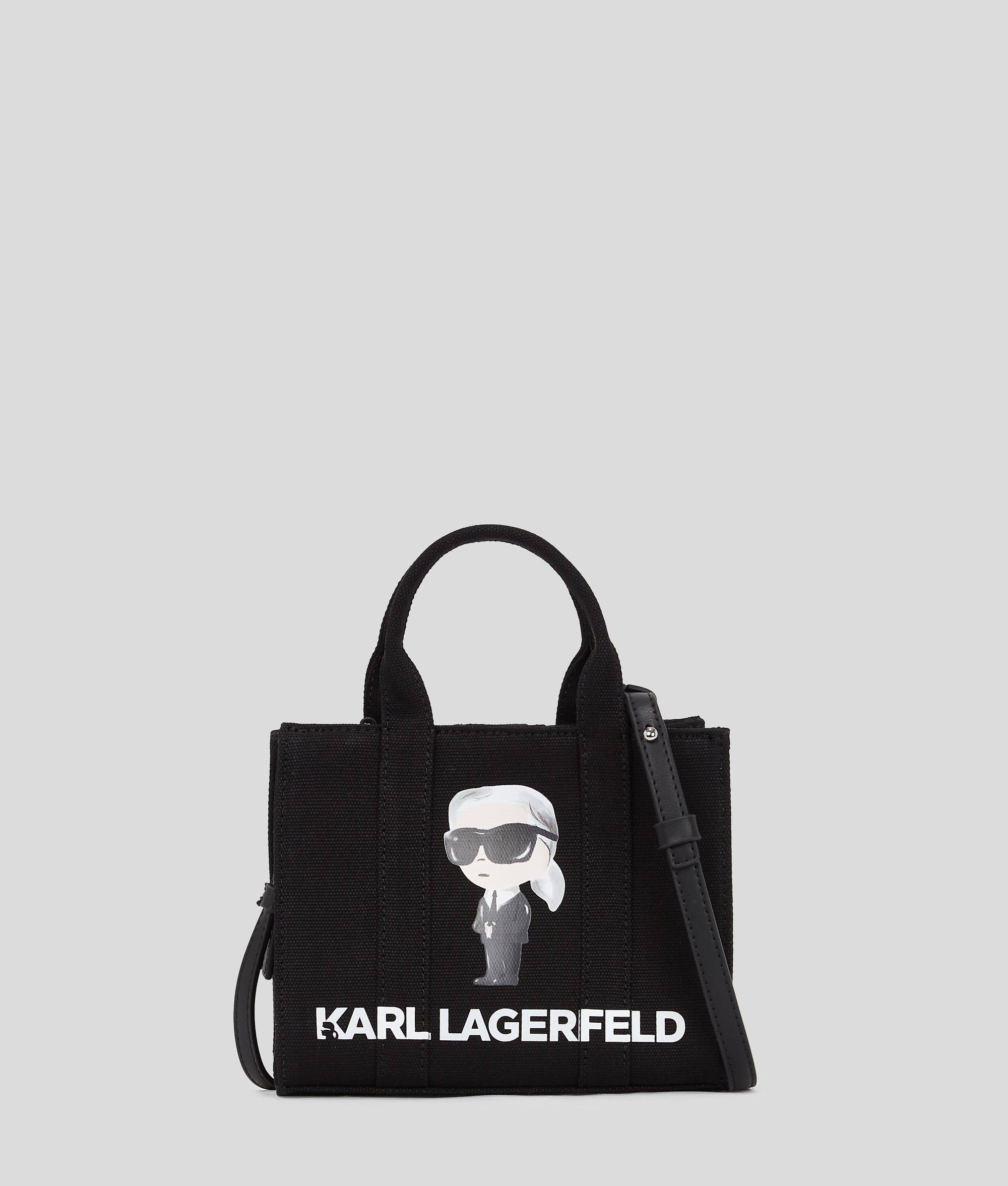 KarlLagerfeld Ikon Mini Tote Bag Black