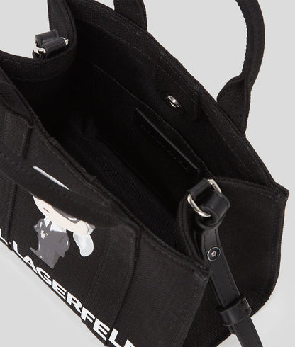 KarlLagerfeld Ikon Mini Tote Bag Black