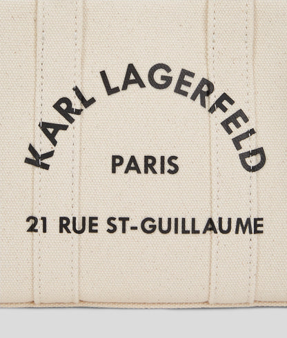 KarlLagerfeld Rue St-Guillaume Mini Tote Bag Natural