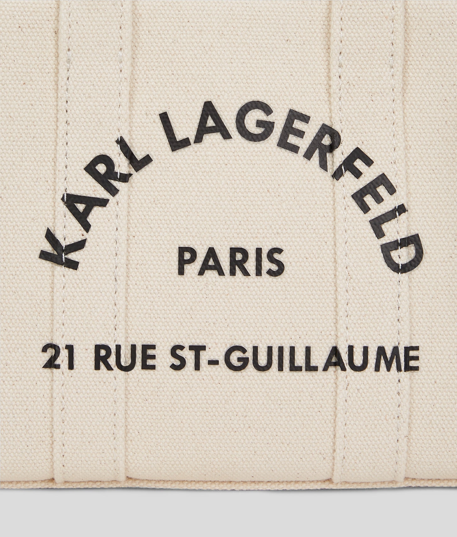 KarlLagerfeld Rue St-Guillaume Mini Tote Bag Natural