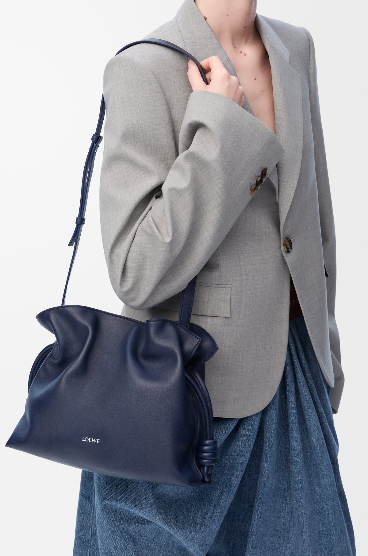 Loewe Medium Flamenco clutch in nappa calfskin