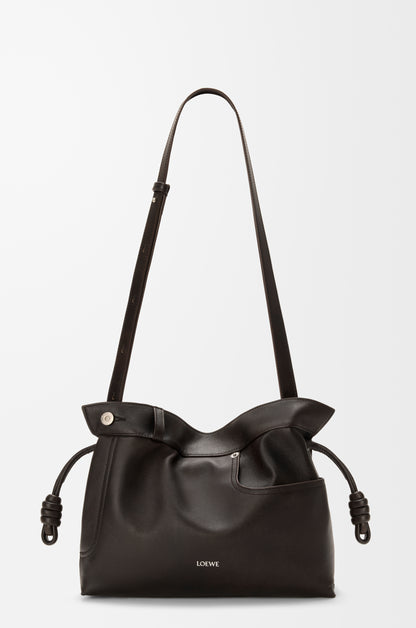 Loewe Panta medium Flamenco clutch in shiny calfskin