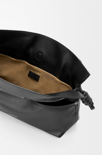 Loewe Panta medium Flamenco clutch in shiny calfskin