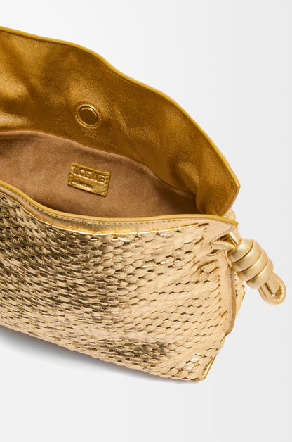 Loewe Medium Flamenco clutch in laminated lambskin