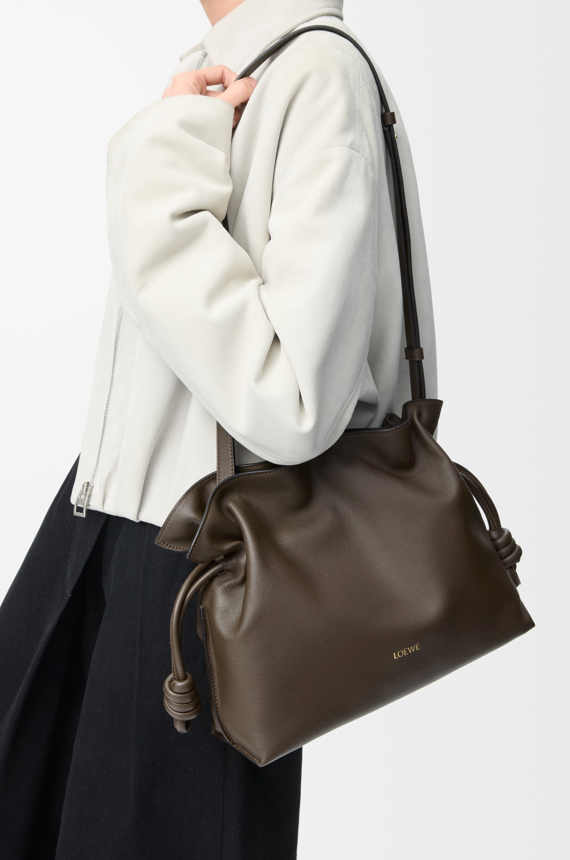 Loewe Medium Flamenco clutch in nappa calfskin