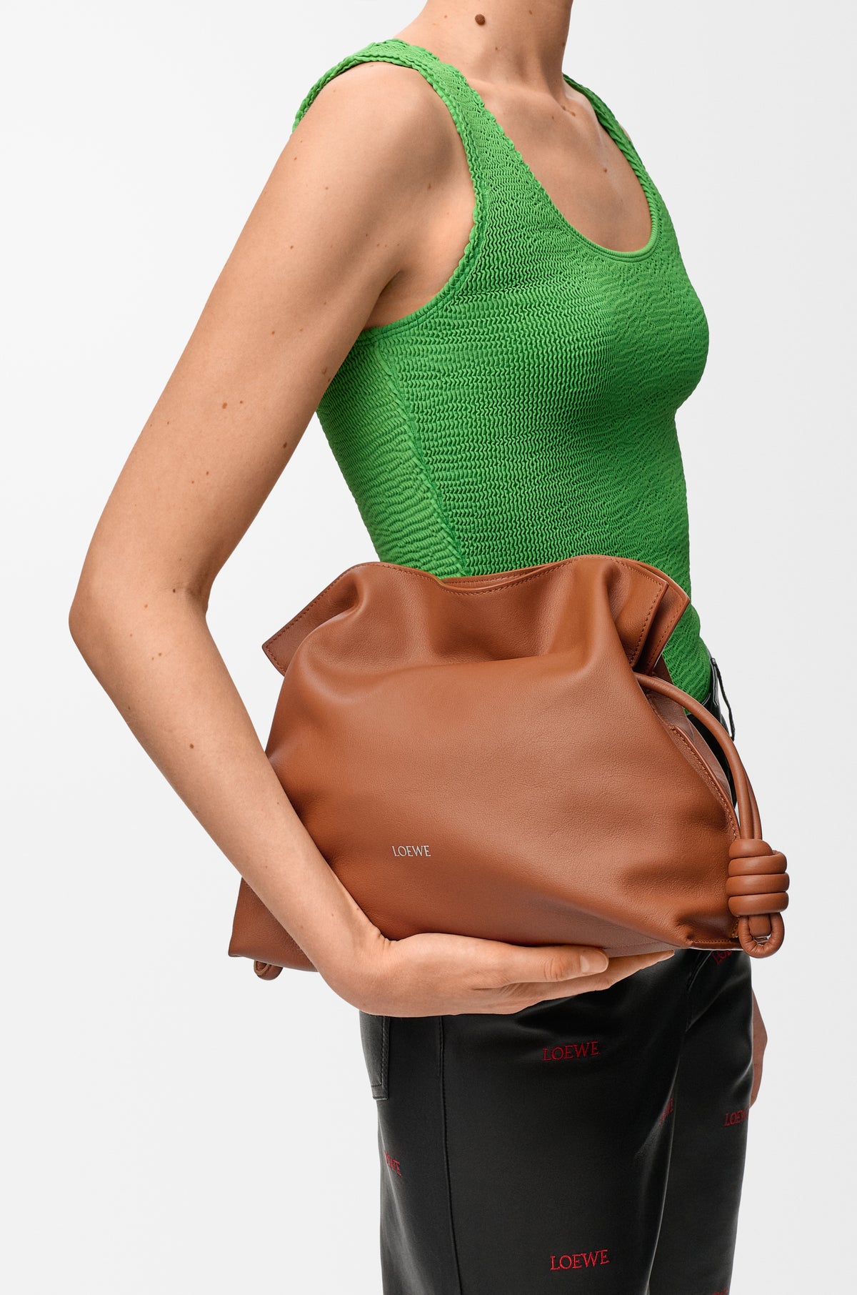 Loewe Medium Flamenco clutch in nappa calfskin