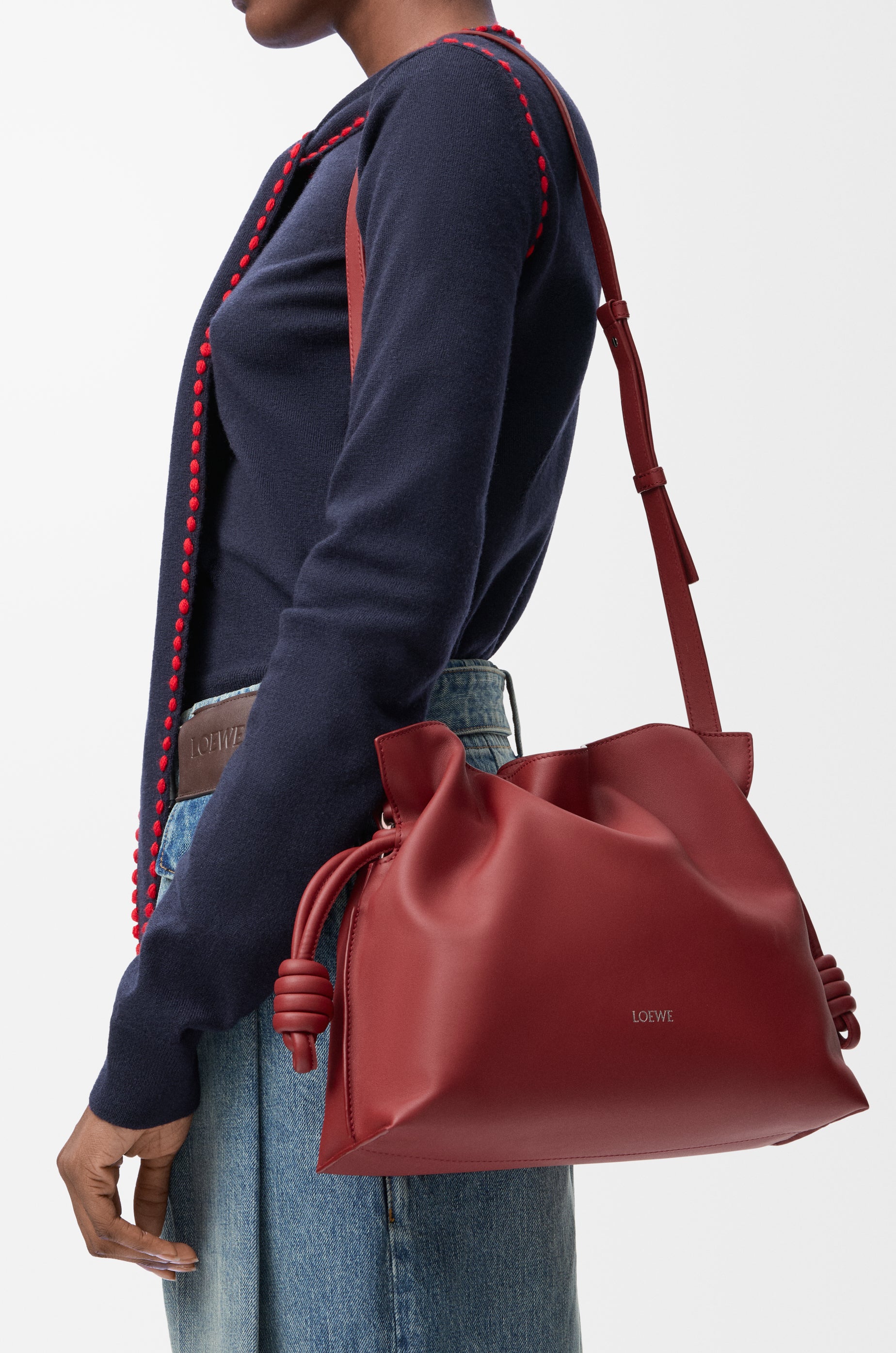 Loewe Medium Flamenco clutch in nappa calfskin