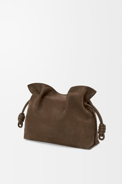 Loewe Medium Flamenco clutch in grained nubuck