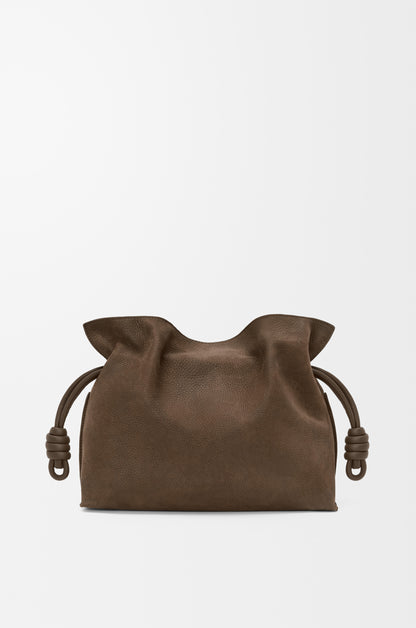 Loewe Medium Flamenco clutch in grained nubuck