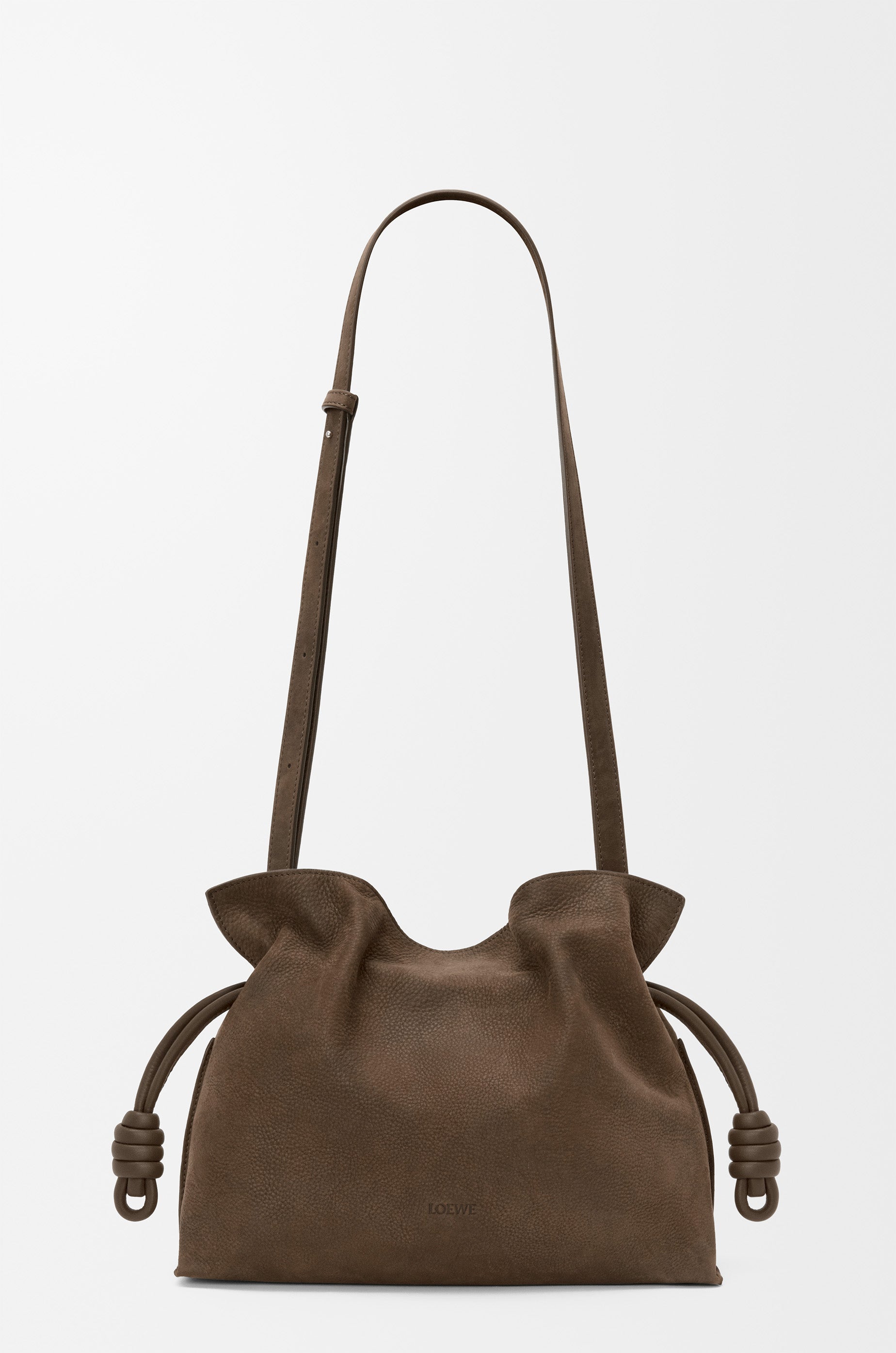 Loewe Medium Flamenco clutch in grained nubuck
