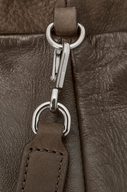 Loewe Medium Flamenco clutch in grained nubuck