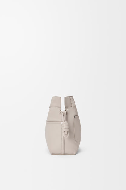 Loewe Panta medium Flamenco clutch in shiny calfskin