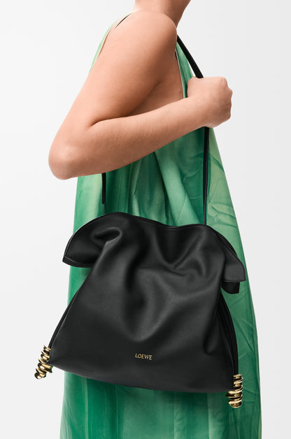 Loewe Medium Coil Flamenco clutch in nappa calfskin