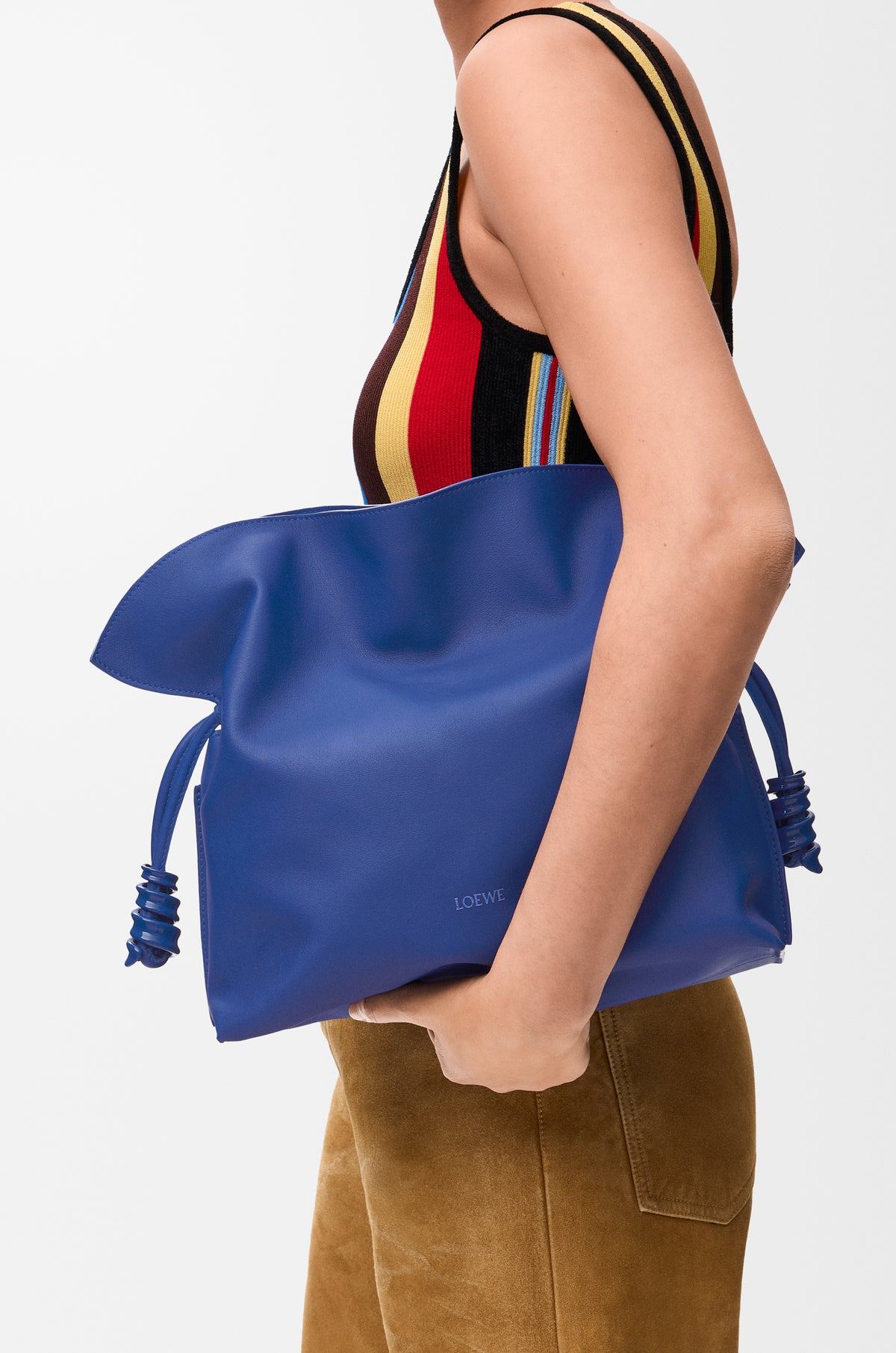 Loewe Medium Coil Flamenco clutch in nappa calfskin