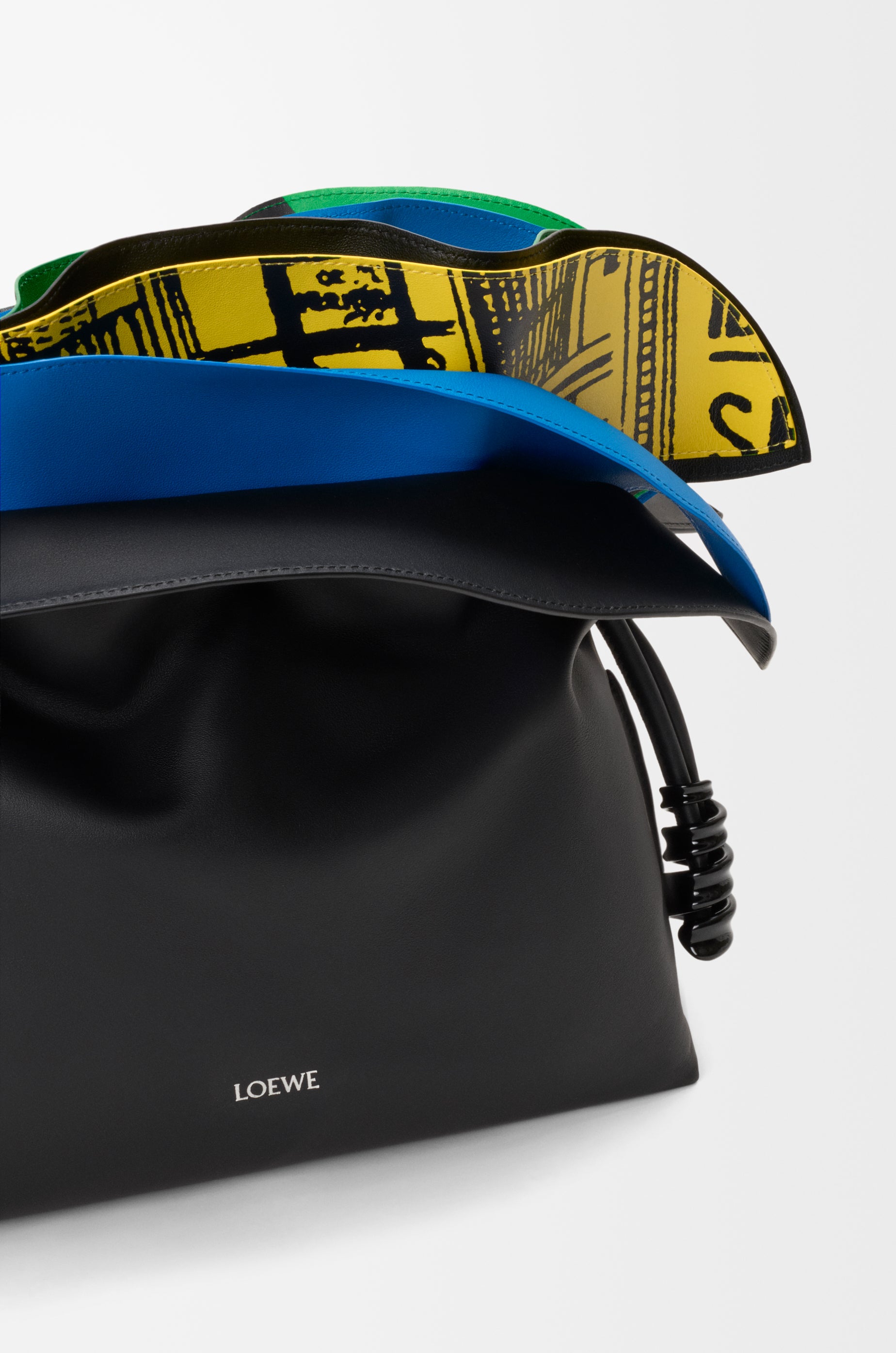 Loewe Medium Millefeuille Flamenco clutch in nappa calfskin