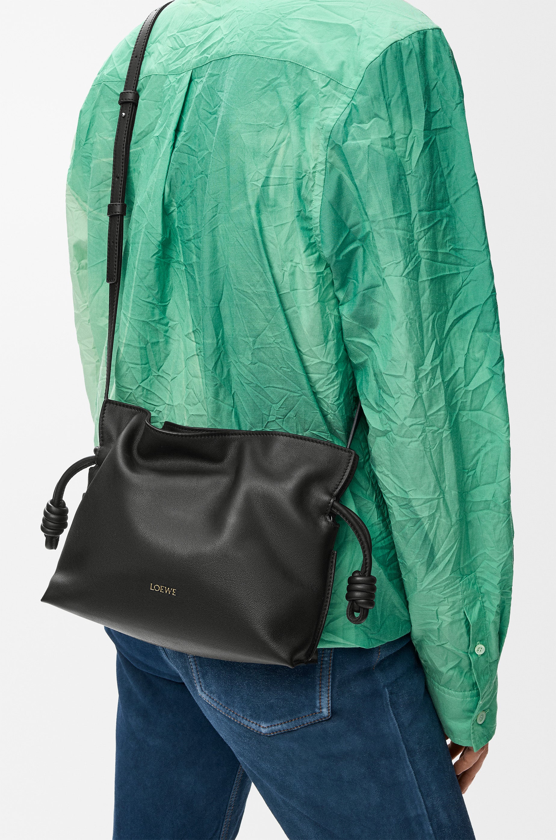 Loewe Mini Flamenco clutch in nappa calfskin