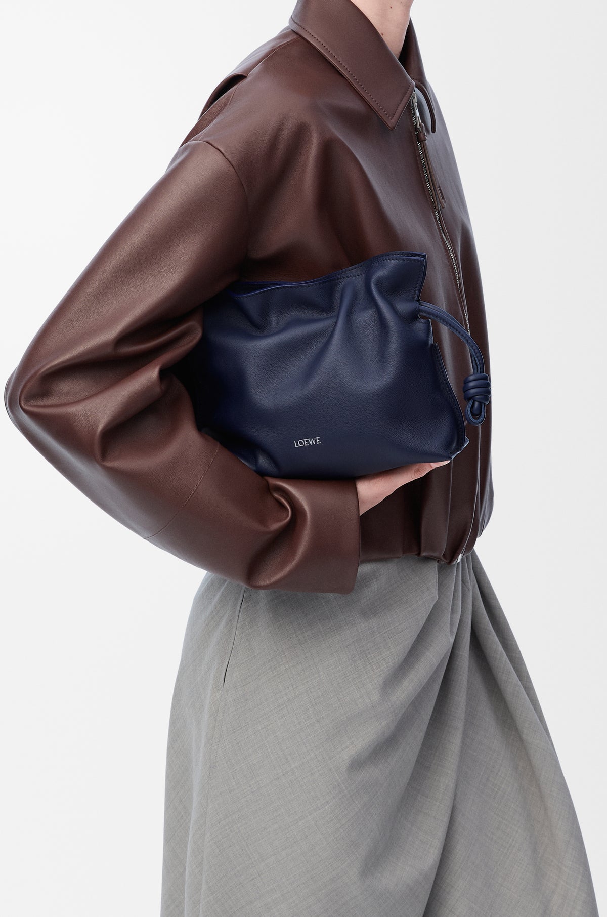 Loewe Mini Flamenco clutch in nappa calfskin