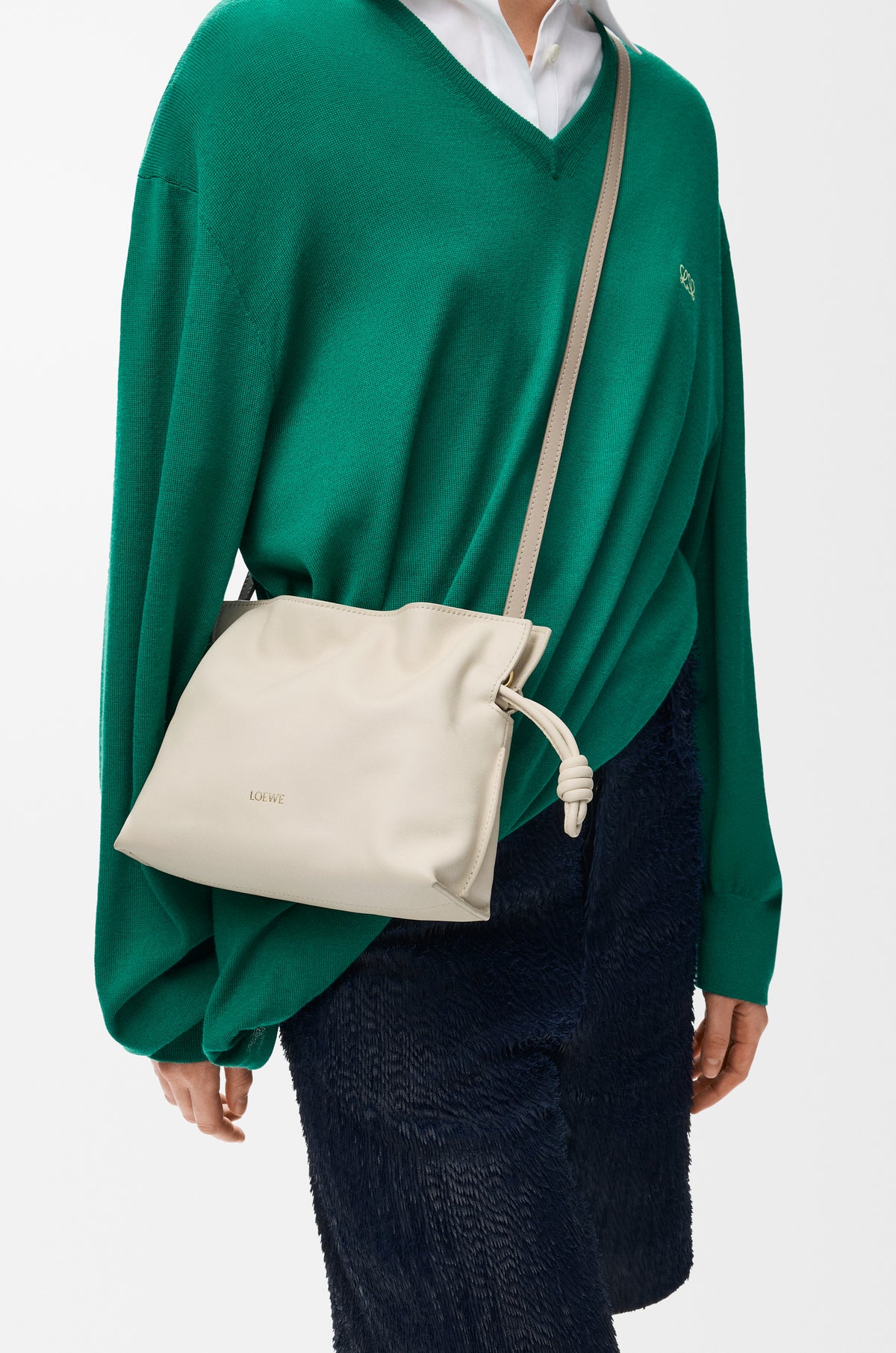 Loewe Mini Flamenco clutch in nappa calfskin